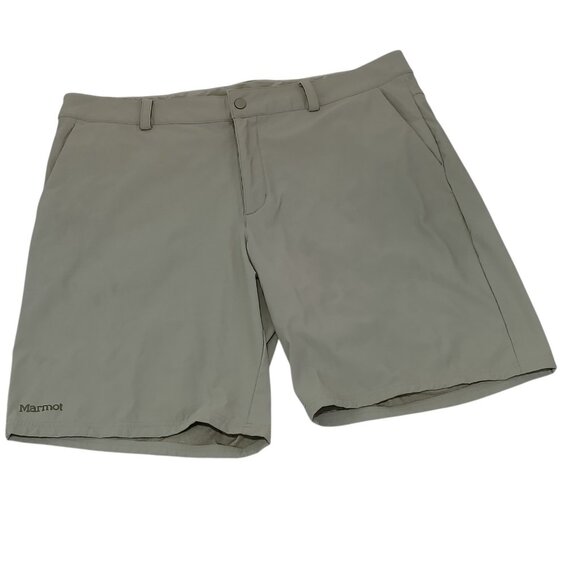 Marmot Scree Short Light Grey UPF50 Men's Size 38 - Picture 1 of 10